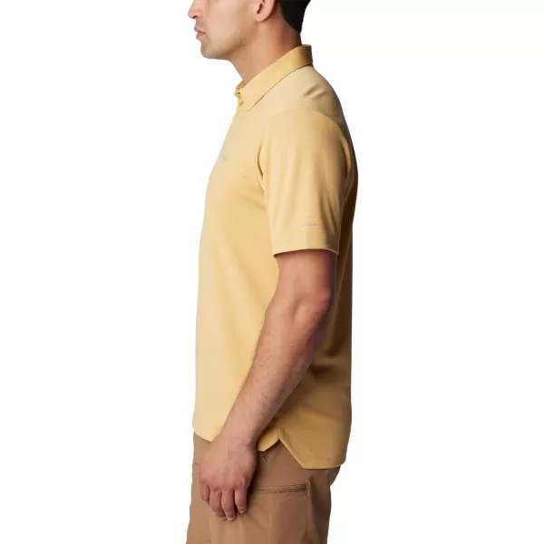 Columbia Mens Black Mesa PoloLight Camel