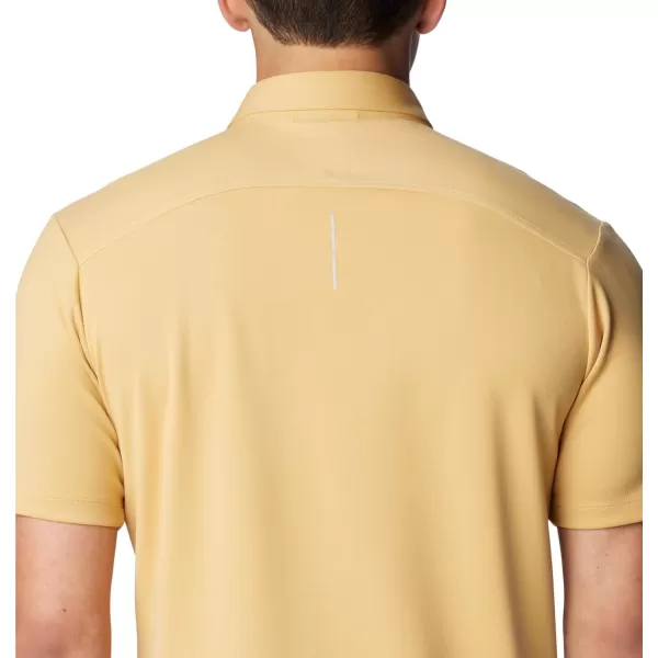 Columbia Mens Black Mesa PoloLight Camel