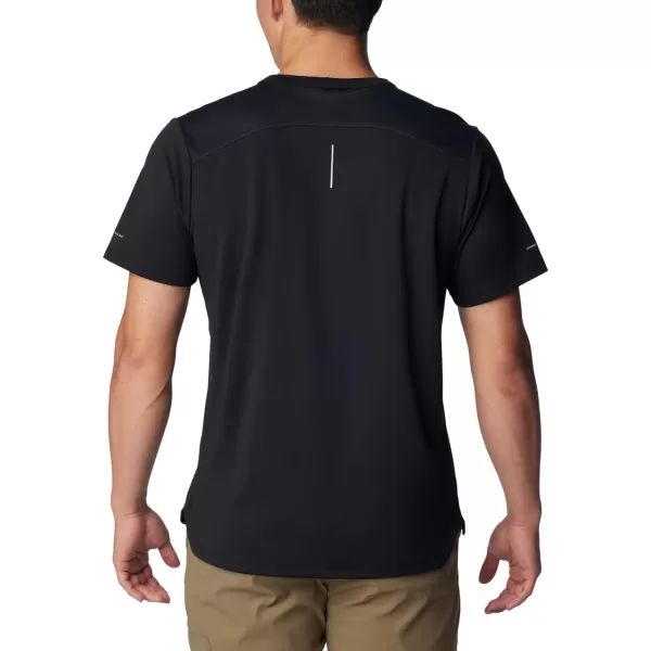 Columbia Mens Black Mesa Short Sleeve CrewBlack