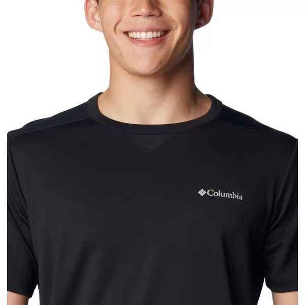 Columbia Mens Black Mesa Short Sleeve CrewBlack