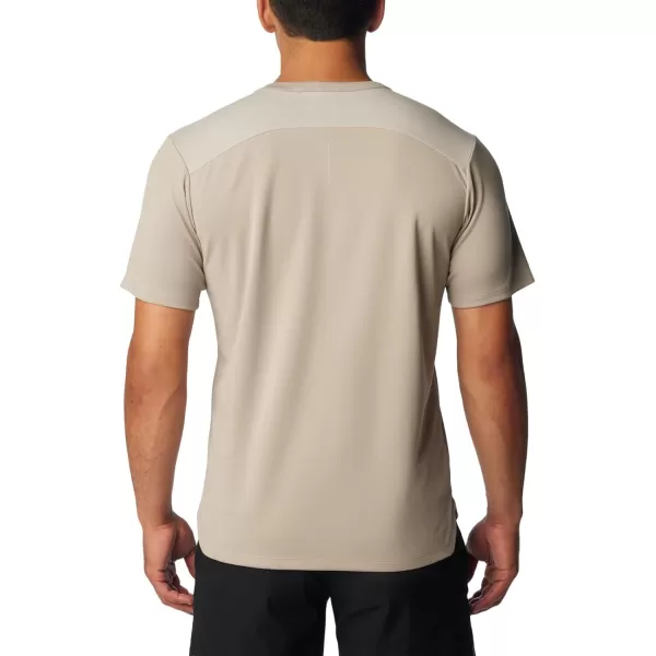 Columbia Mens Black Mesa Short Sleeve CrewFlint Grey