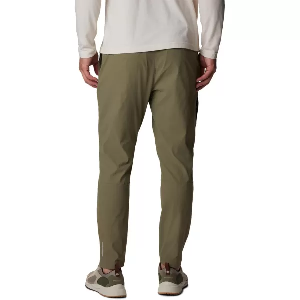 Columbia Mens Black Mesa Tapered PantStone Green