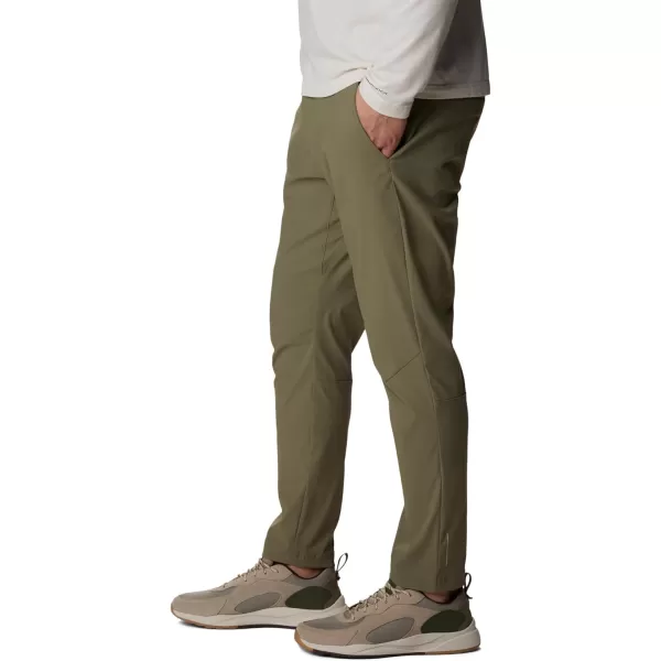 Columbia Mens Black Mesa Tapered PantStone Green