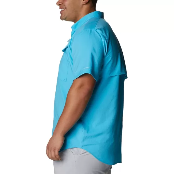 Columbia Mens Blood and Guts Iv Woven Short SleeveAtoll