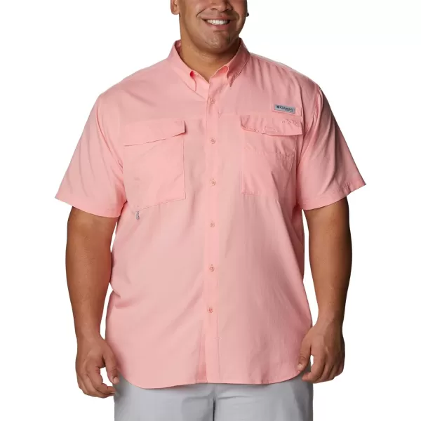 Columbia Mens Blood and Guts Iv Woven Short SleeveSorbet