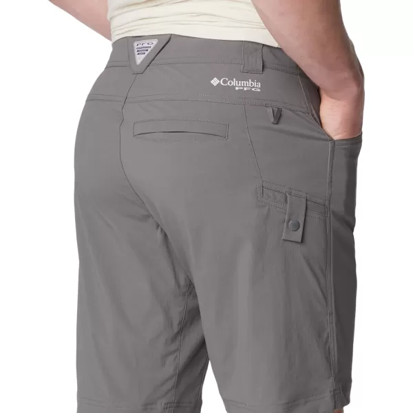 Columbia Mens Blood and Guts Stretch ShortCity Grey