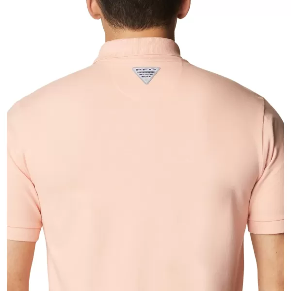 Columbia Mens Bonefish Pique PoloLight Coral