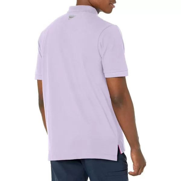 Columbia Mens Bonefish Pique PoloSoft Violet