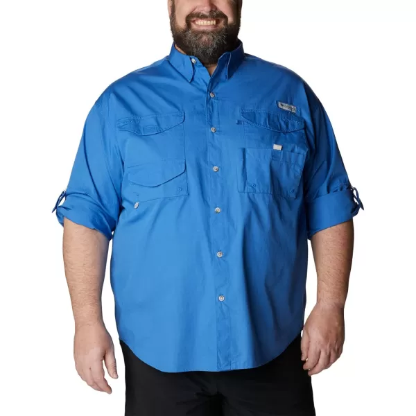Columbia Mens Bonehead Ls ShirtVivid Blue