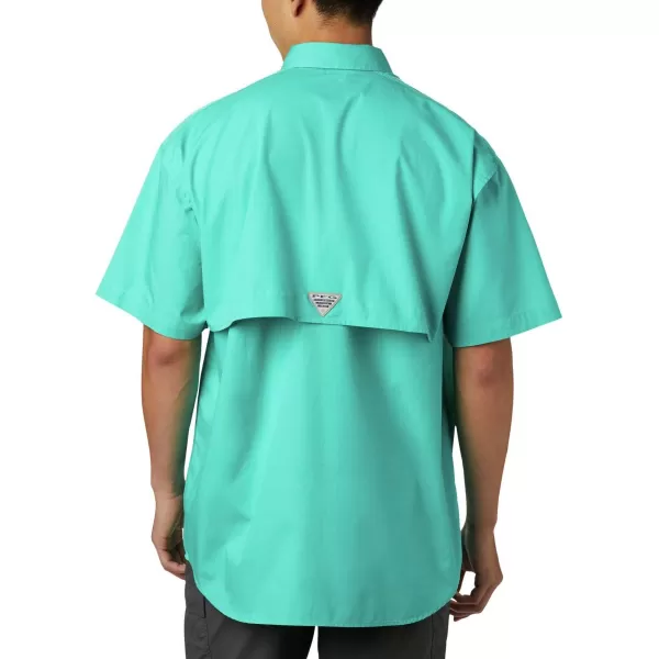 Columbia Mens Bonehead Short Sleeve ShirtBright Aqua