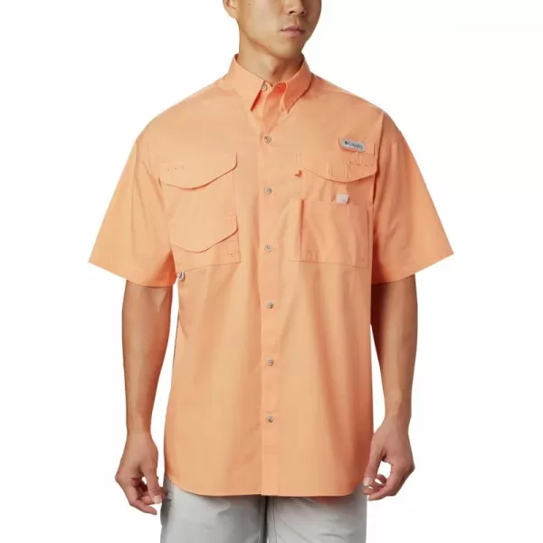 Columbia Mens Bonehead Short Sleeve ShirtBright Nectar