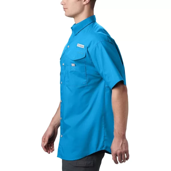 Columbia Mens Bonehead Short Sleeve ShirtCompass Blue