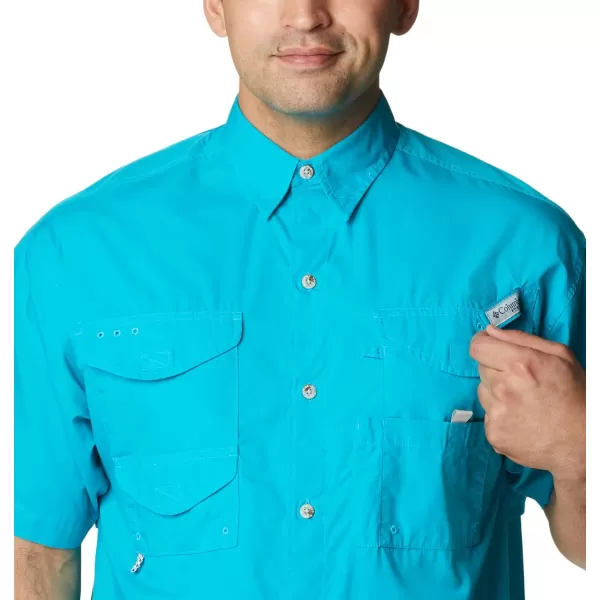 Columbia Mens Bonehead Short Sleeve ShirtOcean Teal