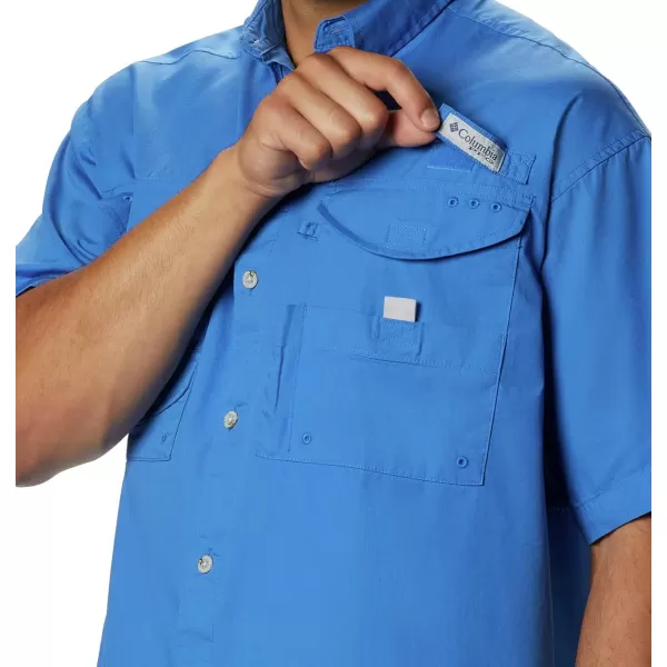 Columbia Mens Bonehead Short Sleeve ShirtVivid Blue