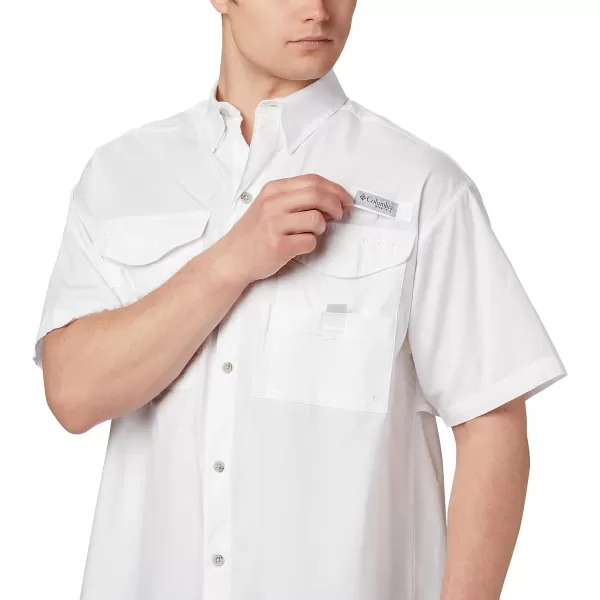 Columbia Mens Bonehead Short Sleeve ShirtWhite