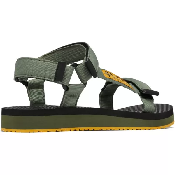 Columbia Mens Breaksider Sandal Sport 8MosstoneGolden Yellow