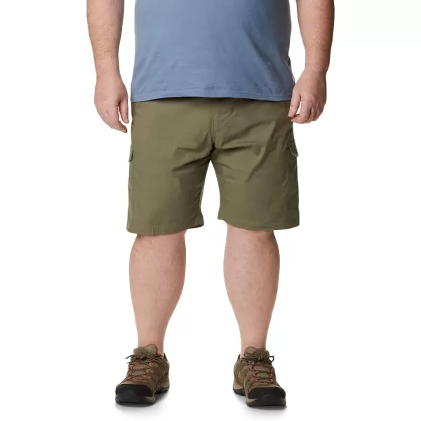 Columbia Mens Brentyn Trail Cargo ShortStone Green