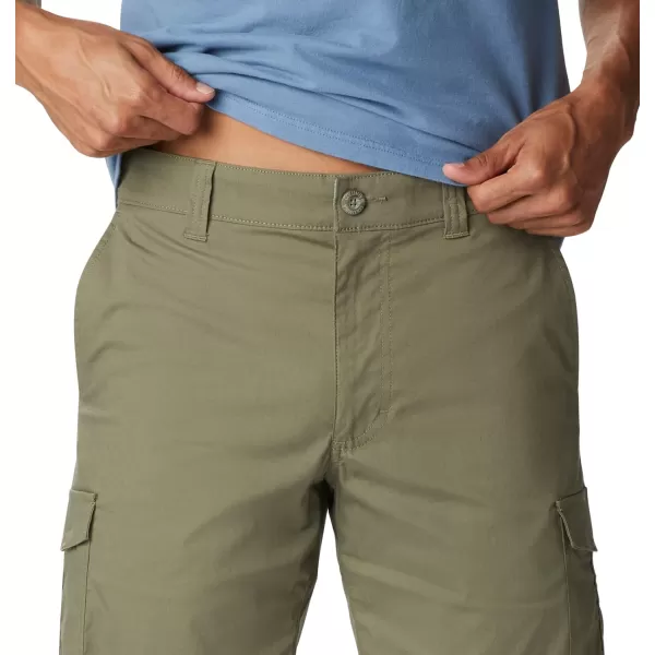 Columbia Mens Brentyn Trail Cargo ShortStone Green