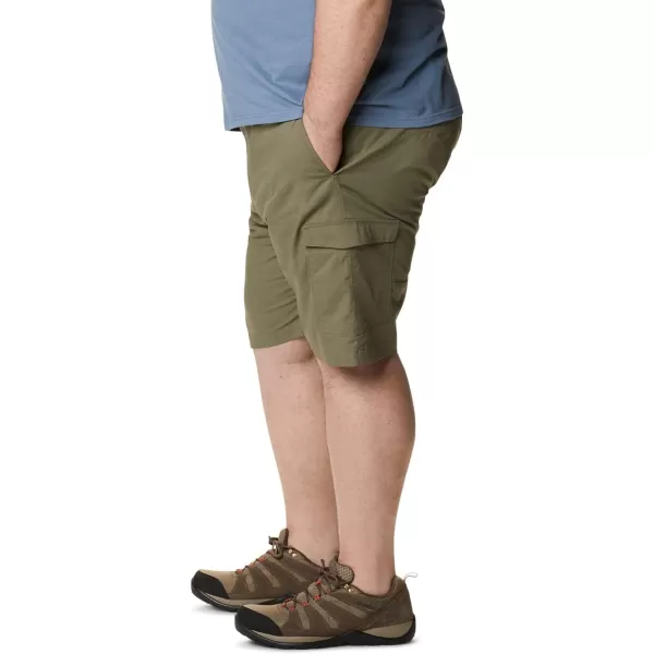 Columbia Mens Brentyn Trail Cargo ShortStone Green