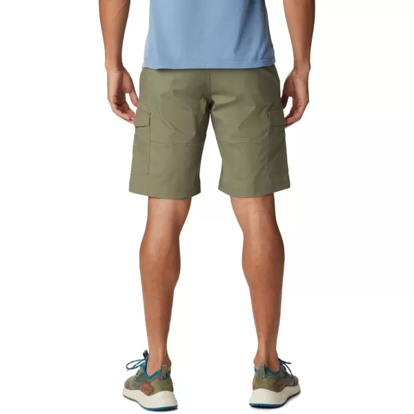 Columbia Mens Brentyn Trail Cargo ShortStone Green