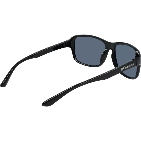 Columbia Mens Bristol Mills Rectangular SunglassesBlack