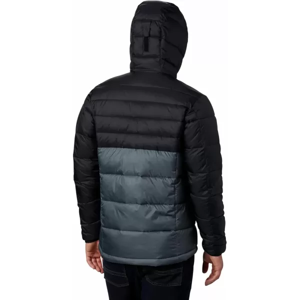 Columbia Mens Buck Butte Insulated Hooded JacketGraphiteBlack