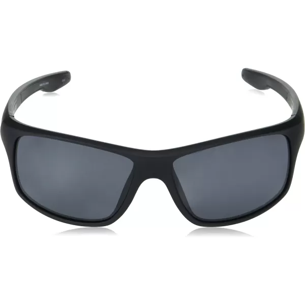 Columbia Mens Burr Rectangular SunglassesMatte Black