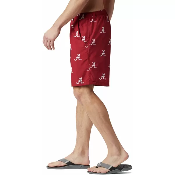 Columbia Mens CLG Backcast Ii Printed ShortAlabama Crimson Tide Ala  Red Velvet