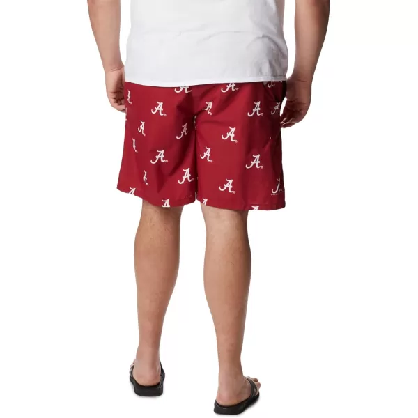 Columbia Mens CLG Backcast Ii Printed ShortAlabama Crimson Tide Ala  Red Velvet