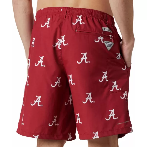 Columbia Mens CLG Backcast Ii Printed ShortAlabama Crimson Tide Ala  Red Velvet