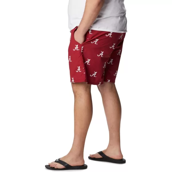 Columbia Mens CLG Backcast Ii Printed ShortAlabama Crimson Tide Ala  Red Velvet