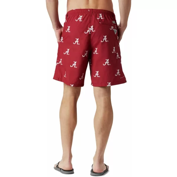 Columbia Mens CLG Backcast Ii Printed ShortAlabama Crimson Tide Ala  Red Velvet