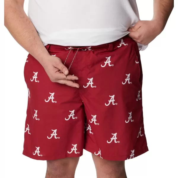 Columbia Mens CLG Backcast Ii Printed ShortAlabama Crimson Tide Ala  Red Velvet