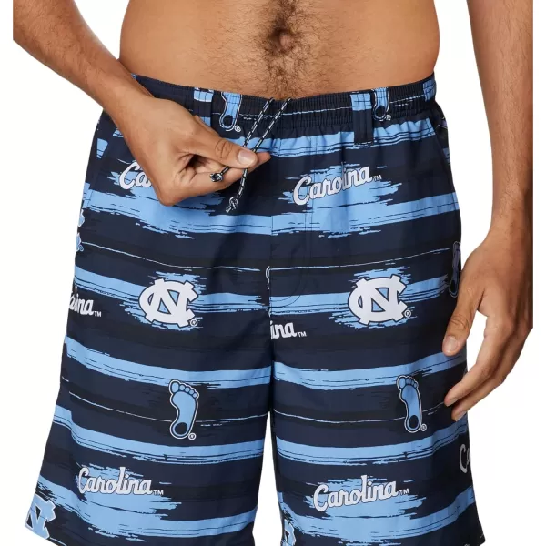 Columbia Mens CLG Backcast Ii Printed ShortNorth Carolina Tar Heels Nc  Coll Navy Paint Your Colors Print