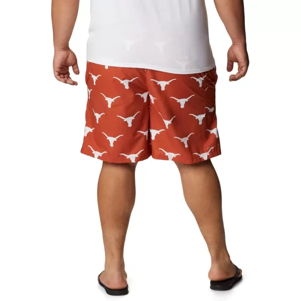 Columbia Mens CLG Backcast Ii Printed ShortTexas Longhorns Tex  Cedar