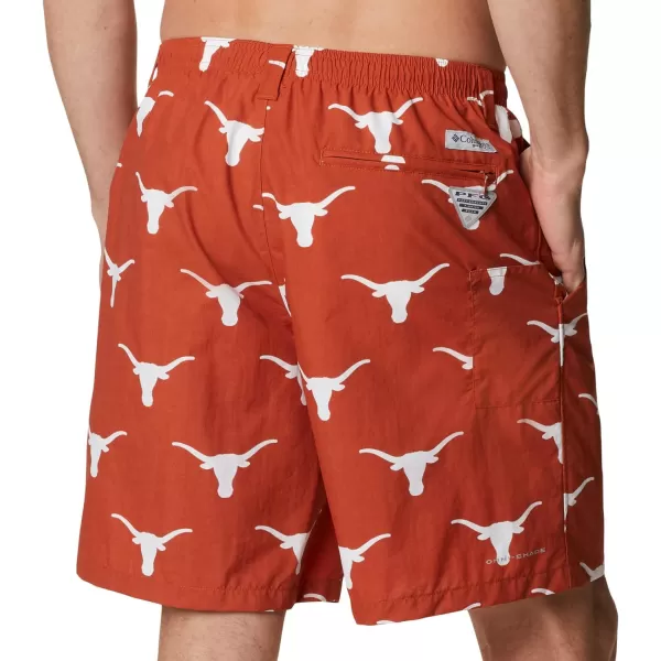 Columbia Mens CLG Backcast Ii Printed ShortTexas Longhorns Tex  Cedar