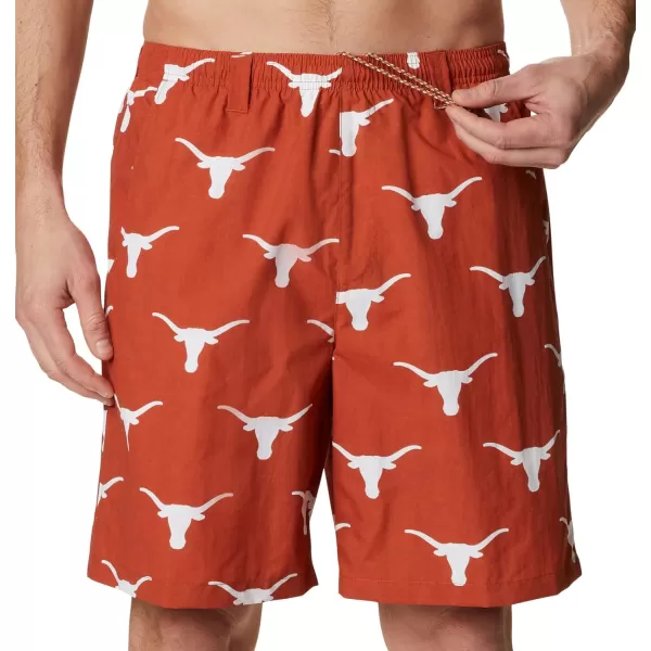 Columbia Mens CLG Backcast Ii Printed ShortTexas Longhorns Tex  Cedar