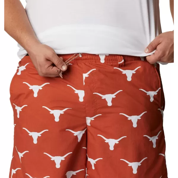 Columbia Mens CLG Backcast Ii Printed ShortTexas Longhorns Tex  Cedar