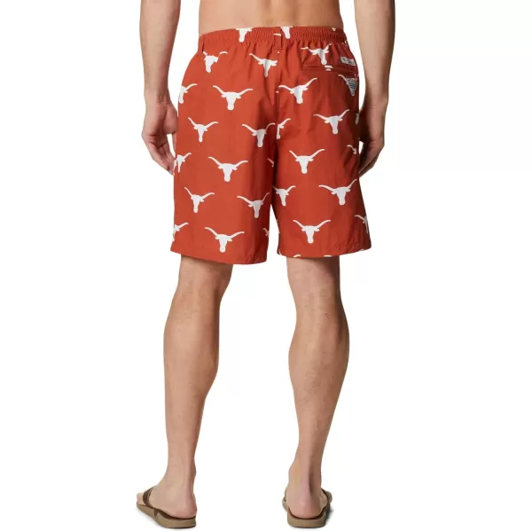 Columbia Mens CLG Backcast Ii Printed ShortTexas Longhorns Tex  Cedar