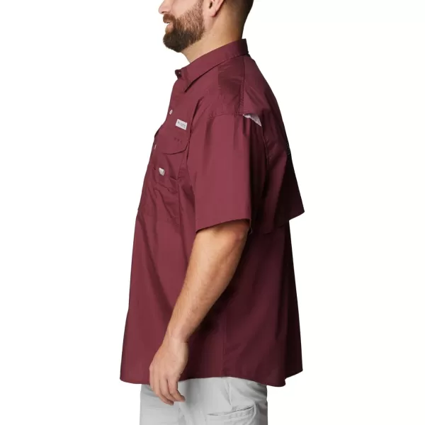Columbia Mens CLG Bonehead Team Ss ShirtTam  Deep Maroon