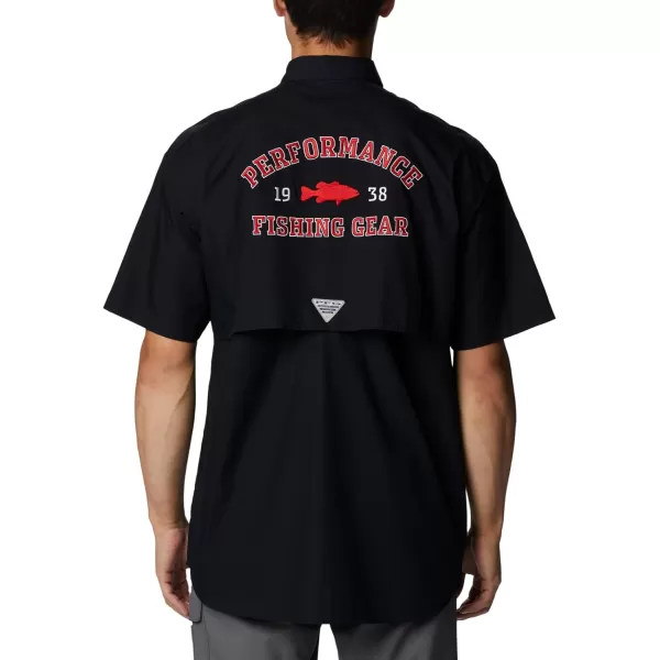 Columbia Mens CLG Bonehead Team Ss ShirtUga  Black