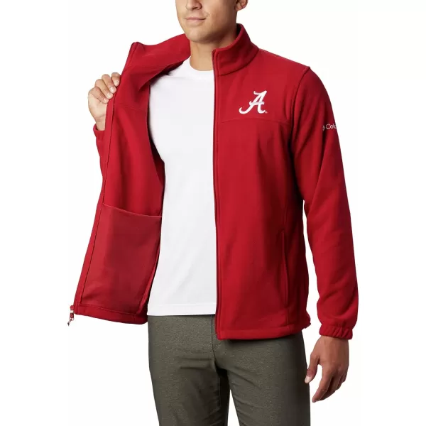 Columbia Mens CLG Flanker Iii Fleece JacketAlabama Crimson Tide Ala  Red Velvet