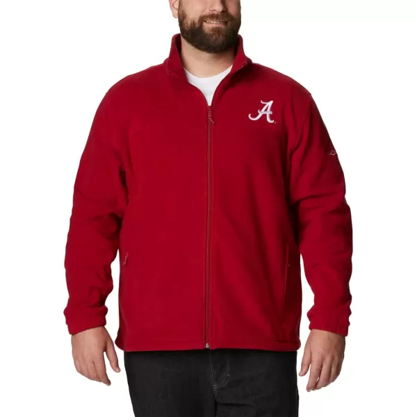 Columbia Mens CLG Flanker Iii Fleece JacketAlabama Crimson Tide Ala  Red Velvet