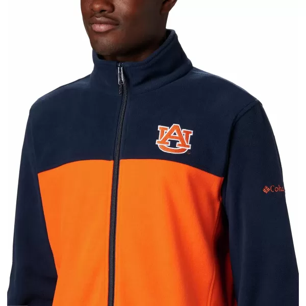 Columbia Mens CLG Flanker Iii Fleece JacketAuburn Tigers Aub  Collegiate Navy Spark Orange