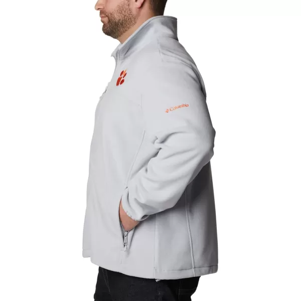 Columbia Mens CLG Flanker Iii Fleece JacketClemson Tigers Cle  Cool Grey