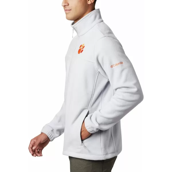 Columbia Mens CLG Flanker Iii Fleece JacketClemson Tigers Cle  Cool Grey