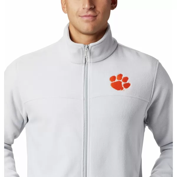 Columbia Mens CLG Flanker Iii Fleece JacketClemson Tigers Cle  Cool Grey