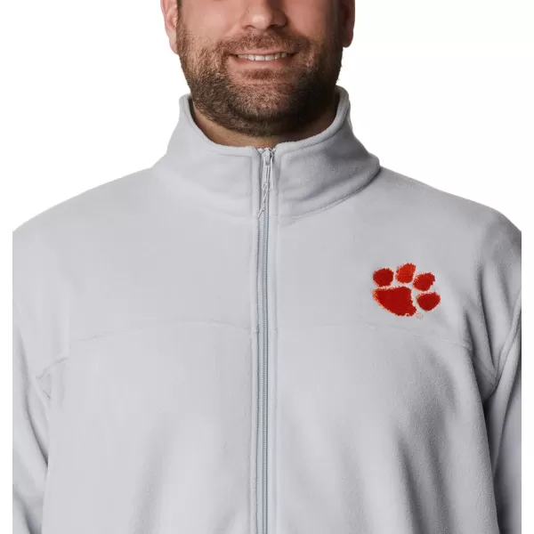 Columbia Mens CLG Flanker Iii Fleece JacketClemson Tigers Cle  Cool Grey