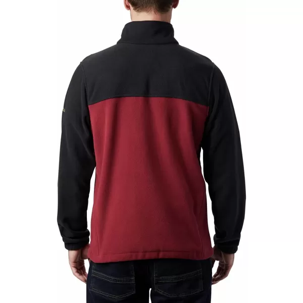 Columbia Mens CLG Flanker Iii Fleece JacketFlorida State Seminoles Fsu  Black Cabernet