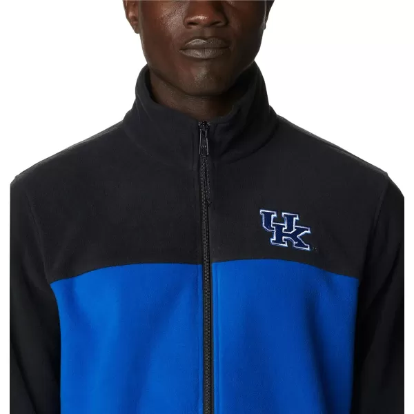 Columbia Mens CLG Flanker Iii Fleece JacketKentucky Wildcats Uk  Black Azul